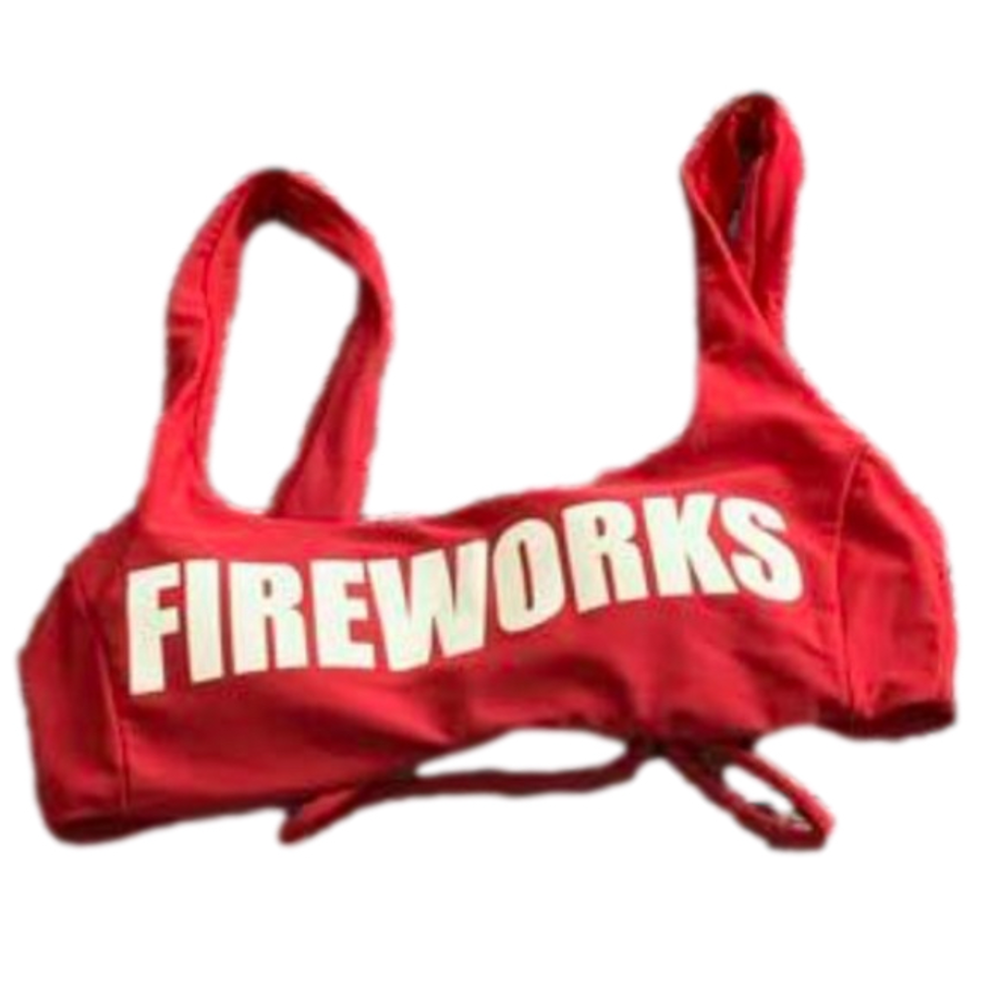 🔥🔥SALE🔥🔥No Boundaries Women’s Bikini Top Patriotic  NWT